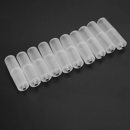 10PCS Battery Converter AAA to AA Size Cell Battery Converter Adapter Batteries Holder Case Switcher